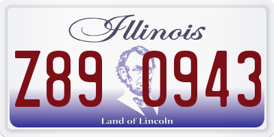 IL license plate Z890943