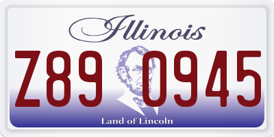 IL license plate Z890945