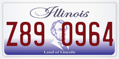 IL license plate Z890964