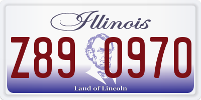 IL license plate Z890970