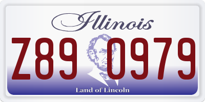 IL license plate Z890979