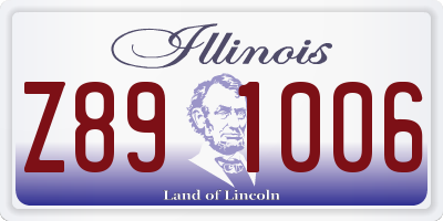 IL license plate Z891006