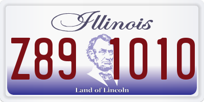 IL license plate Z891010