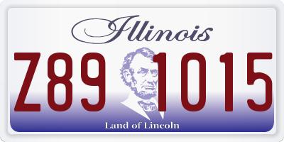 IL license plate Z891015