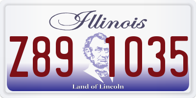 IL license plate Z891035