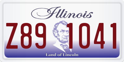 IL license plate Z891041