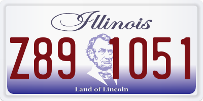 IL license plate Z891051