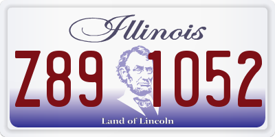 IL license plate Z891052