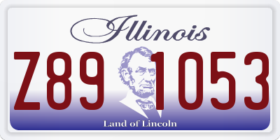 IL license plate Z891053