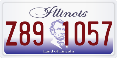 IL license plate Z891057
