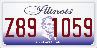 IL license plate Z891059