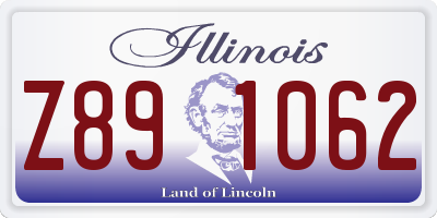 IL license plate Z891062