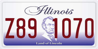 IL license plate Z891070