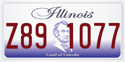 IL license plate Z891077