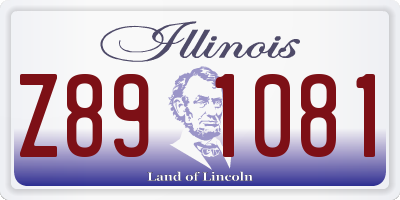IL license plate Z891081