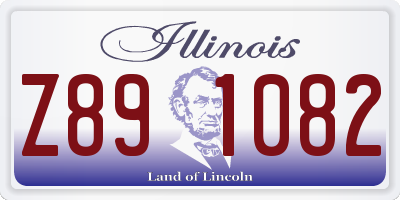 IL license plate Z891082