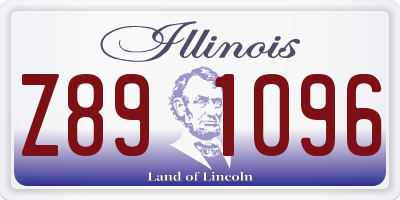 IL license plate Z891096
