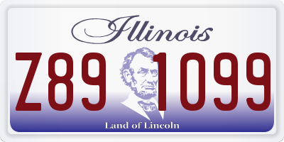 IL license plate Z891099