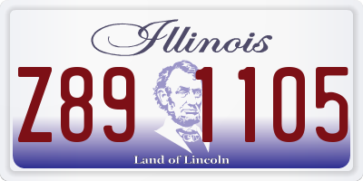 IL license plate Z891105