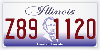 IL license plate Z891120