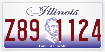 IL license plate Z891124