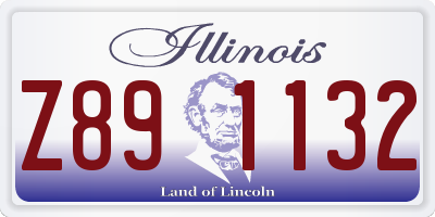IL license plate Z891132