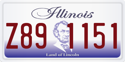 IL license plate Z891151