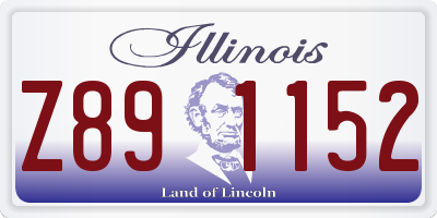 IL license plate Z891152