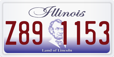 IL license plate Z891153