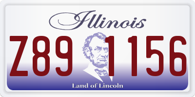 IL license plate Z891156