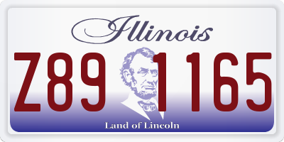IL license plate Z891165
