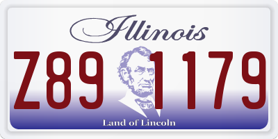 IL license plate Z891179