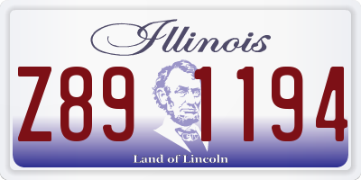 IL license plate Z891194