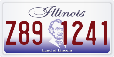 IL license plate Z891241