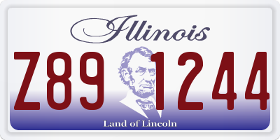 IL license plate Z891244