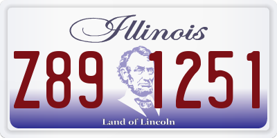 IL license plate Z891251