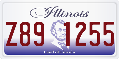 IL license plate Z891255