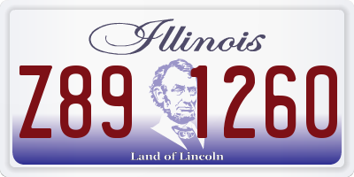 IL license plate Z891260