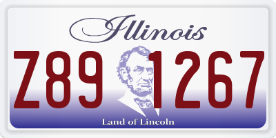 IL license plate Z891267