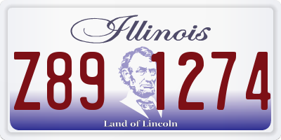 IL license plate Z891274