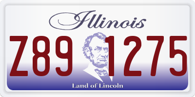 IL license plate Z891275