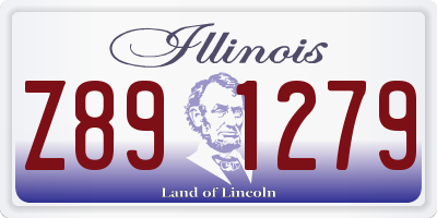 IL license plate Z891279
