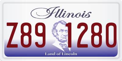 IL license plate Z891280