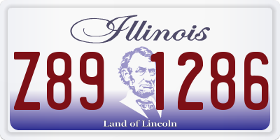 IL license plate Z891286