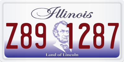 IL license plate Z891287