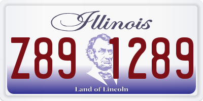 IL license plate Z891289
