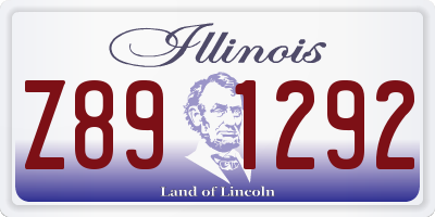 IL license plate Z891292