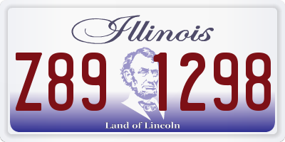 IL license plate Z891298