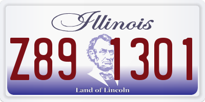 IL license plate Z891301