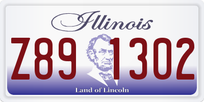 IL license plate Z891302